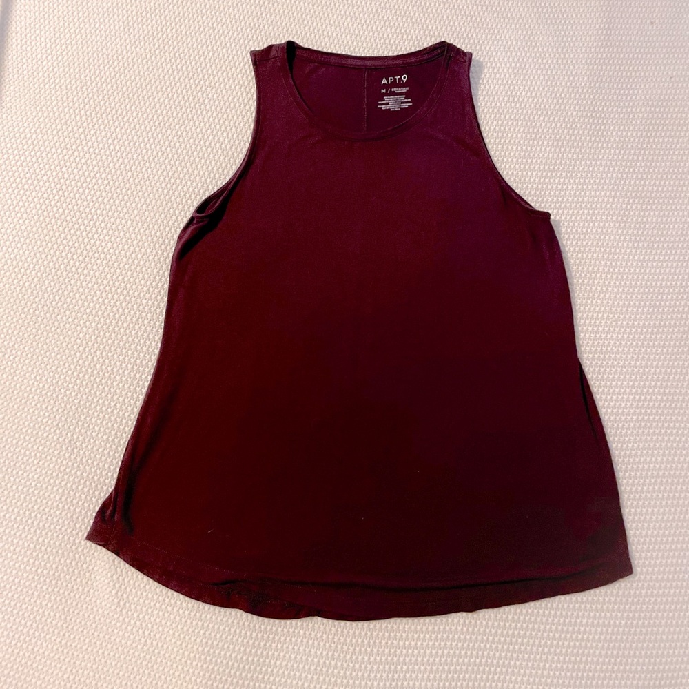 Deep maroon Apt 9 sleeveless